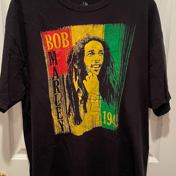 Zion Rootswear Black Tee with Silver Logo - Picture 2 of 5